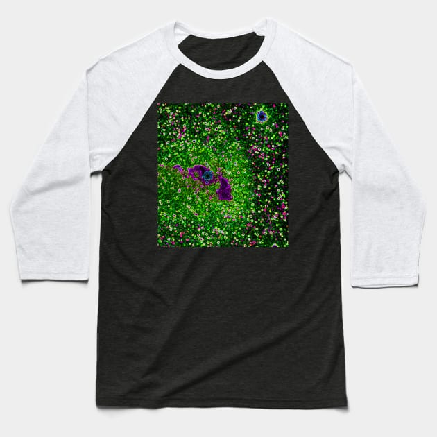 Black Panther Art - Glowing Edges 295 Baseball T-Shirt by The Black Panther